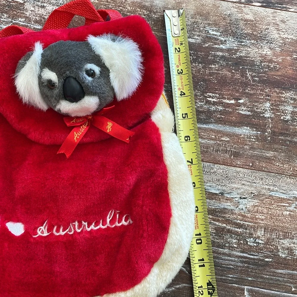 I love Australia koala bear red back pack purse